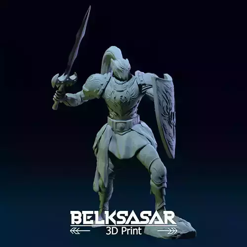 Paladin of the Phoenix cult 3D print model