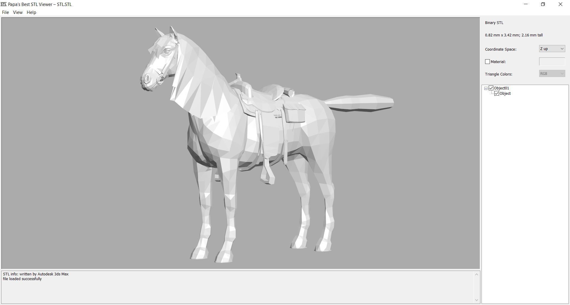Horse - D13 3D model_3
