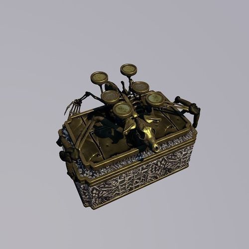 Animated Fantasy Box 3D model