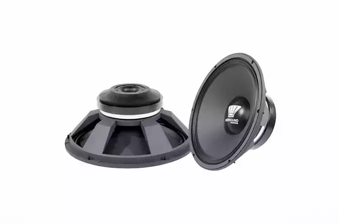 Woofer Speaker Oversound 02 - Blender 3d