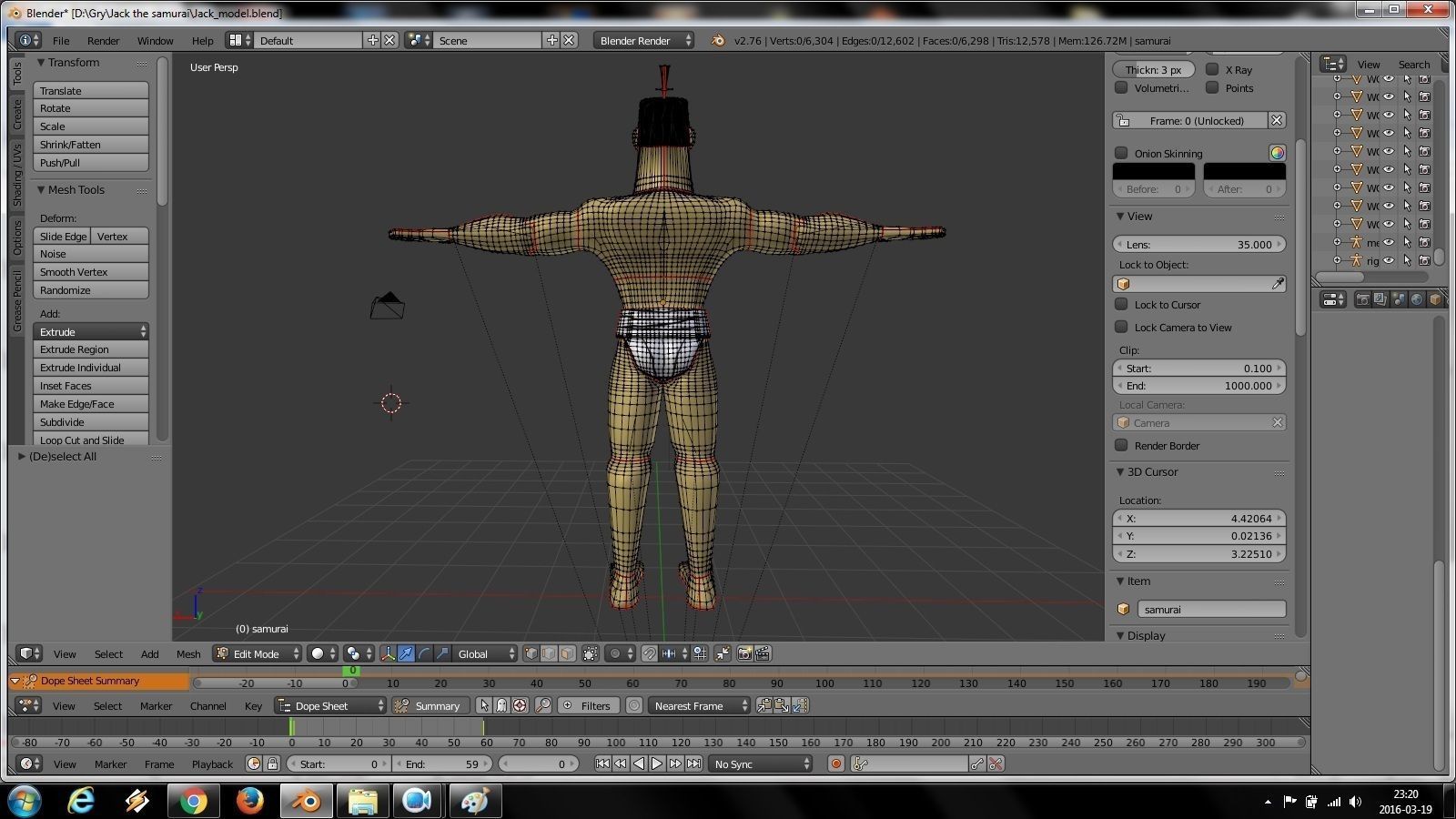 Samurai Jack 3D model 3D model_10