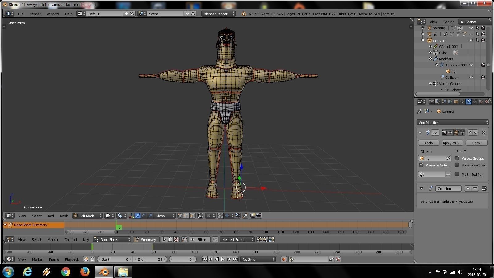 Samurai Jack 3D model 3D model_9