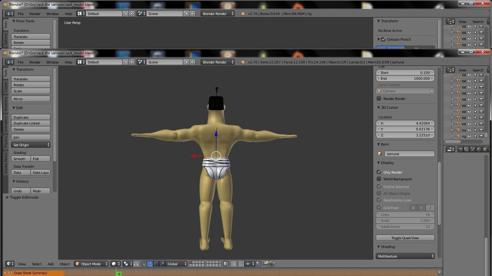 Samurai Jack 3D model 3D model_7