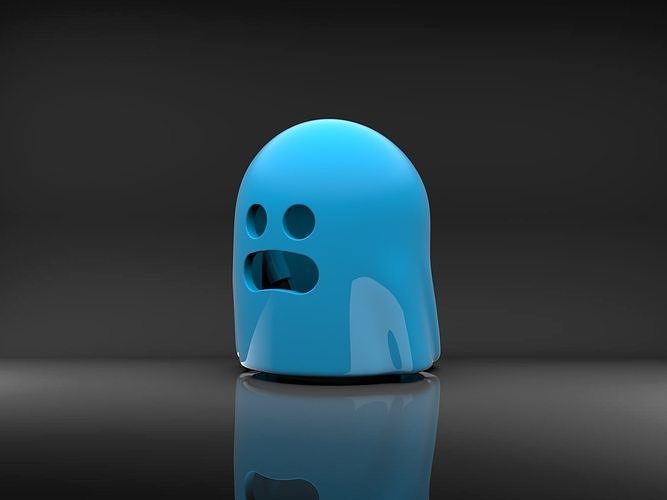 Floating Ghost Pacman  3D print model