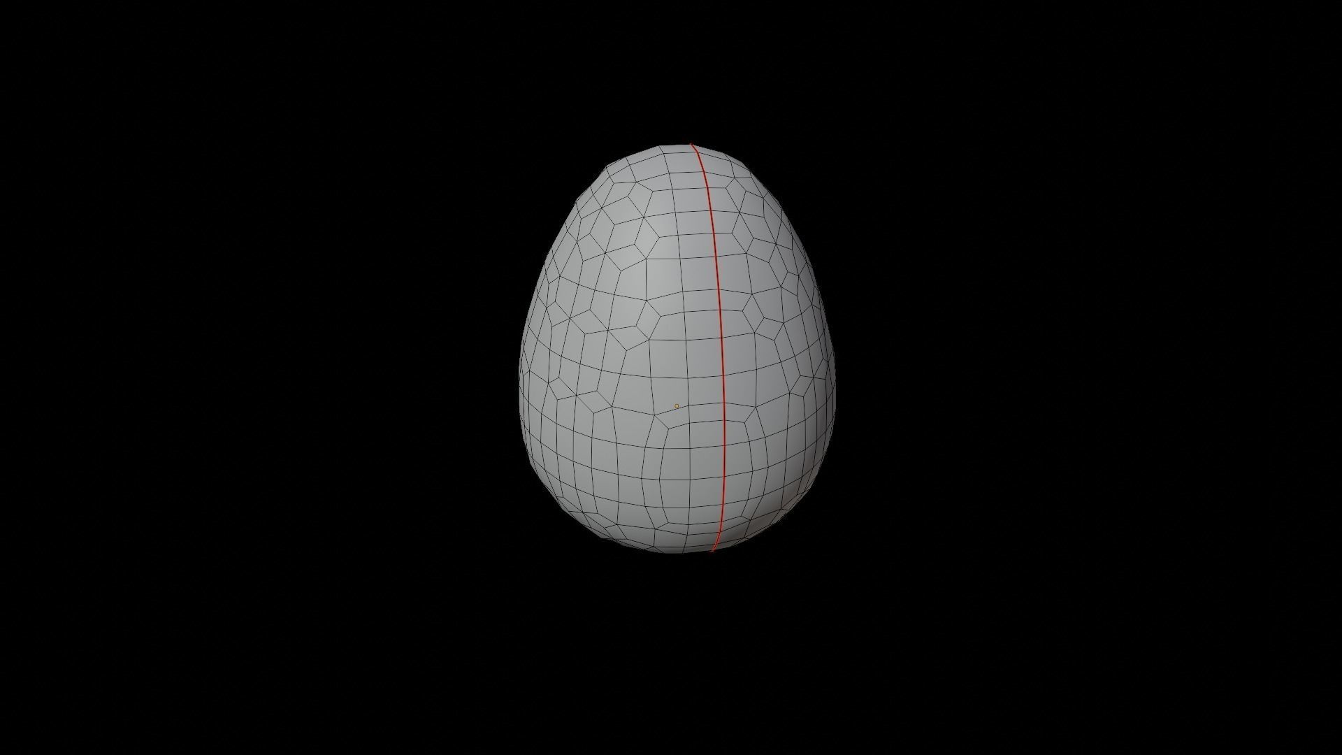 Dragon Egg Low-poly 3D model_3