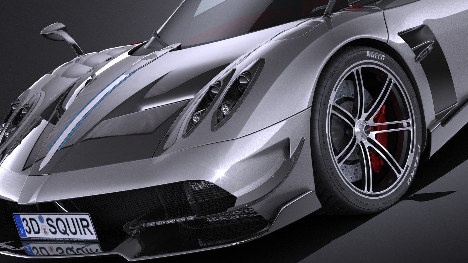 Pagani Huayra BC 2016 3D model_2