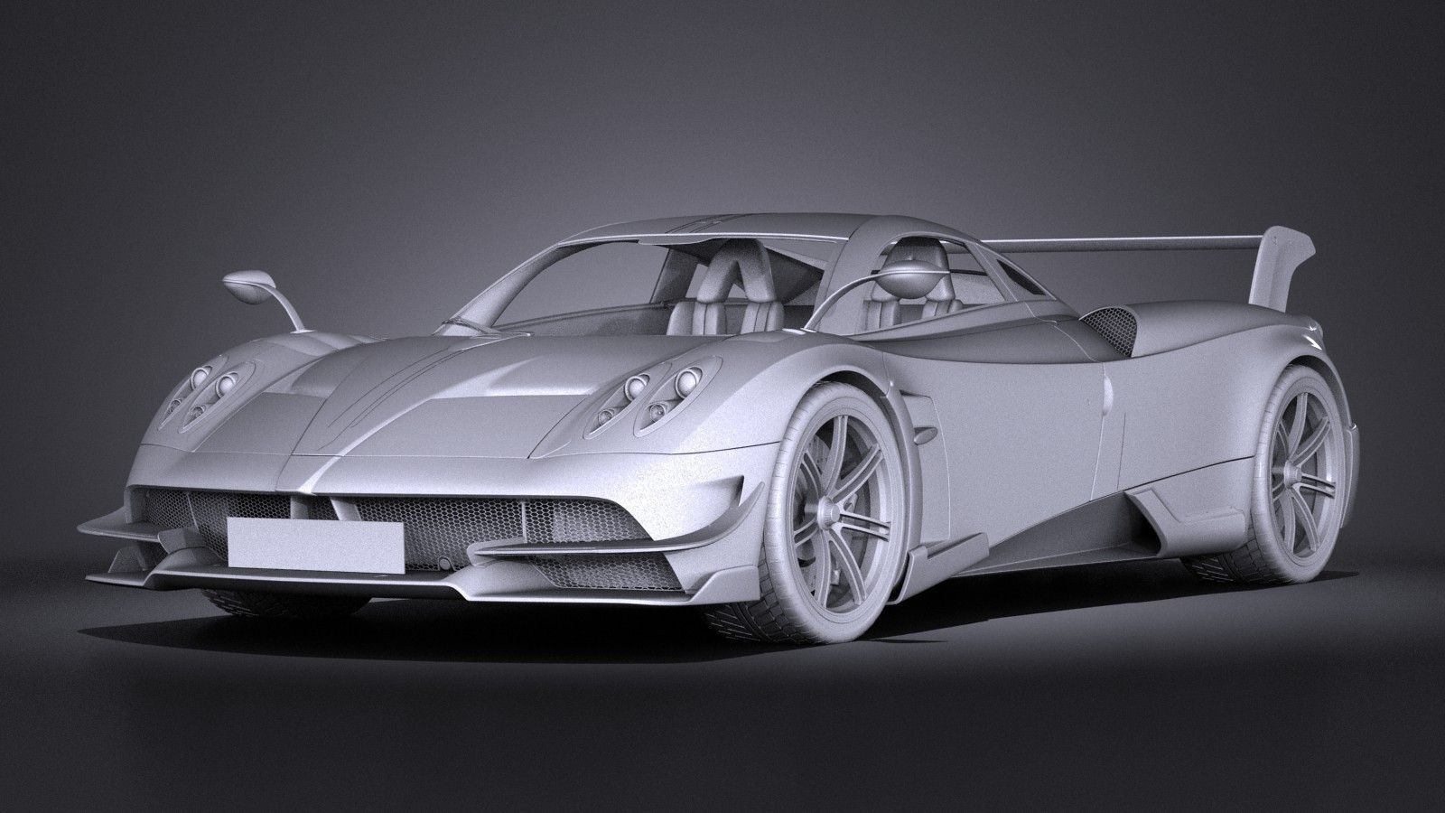 Pagani Huayra BC 2016 3D model_8