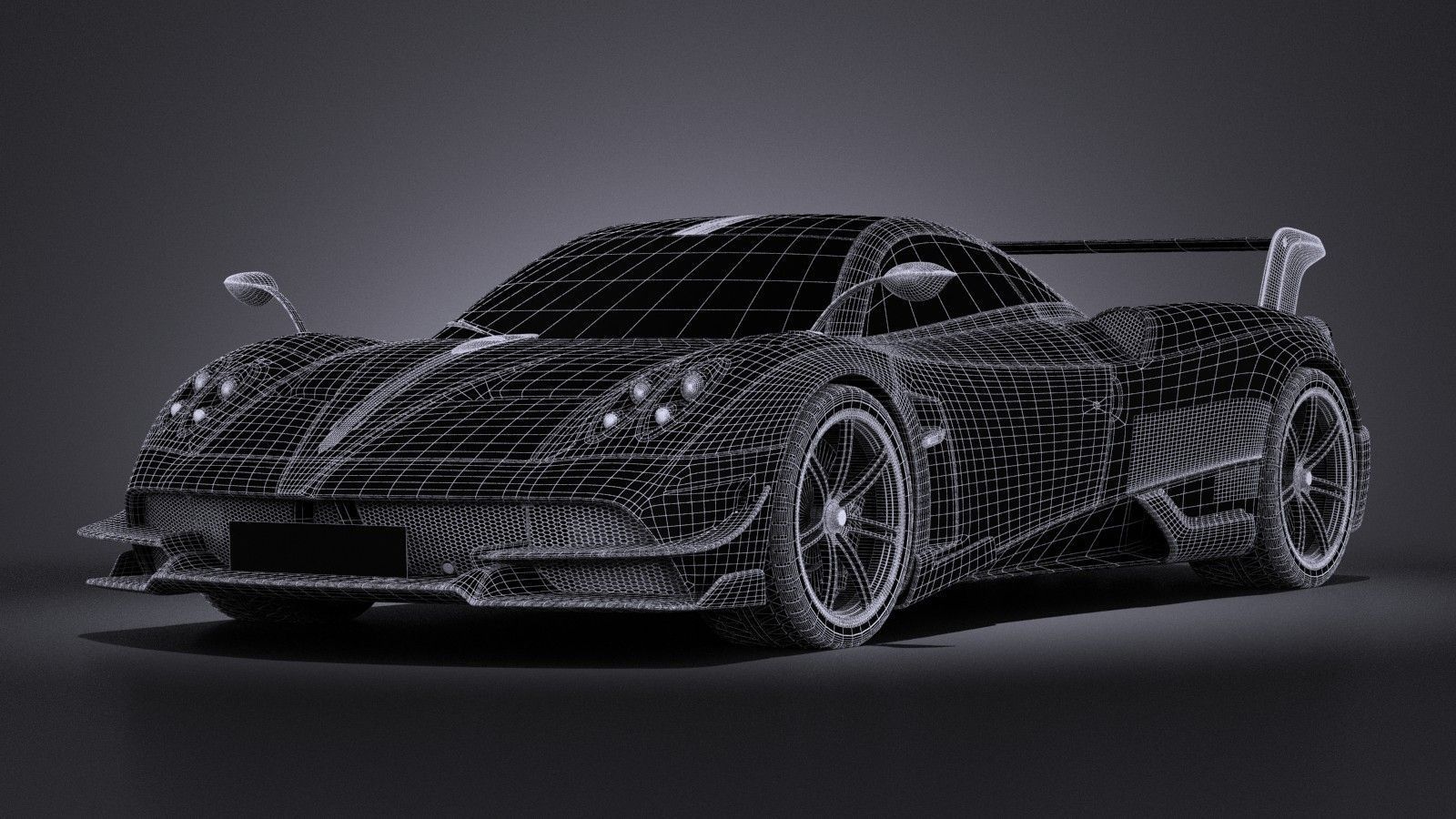 Pagani Huayra BC 2016 3D model_16