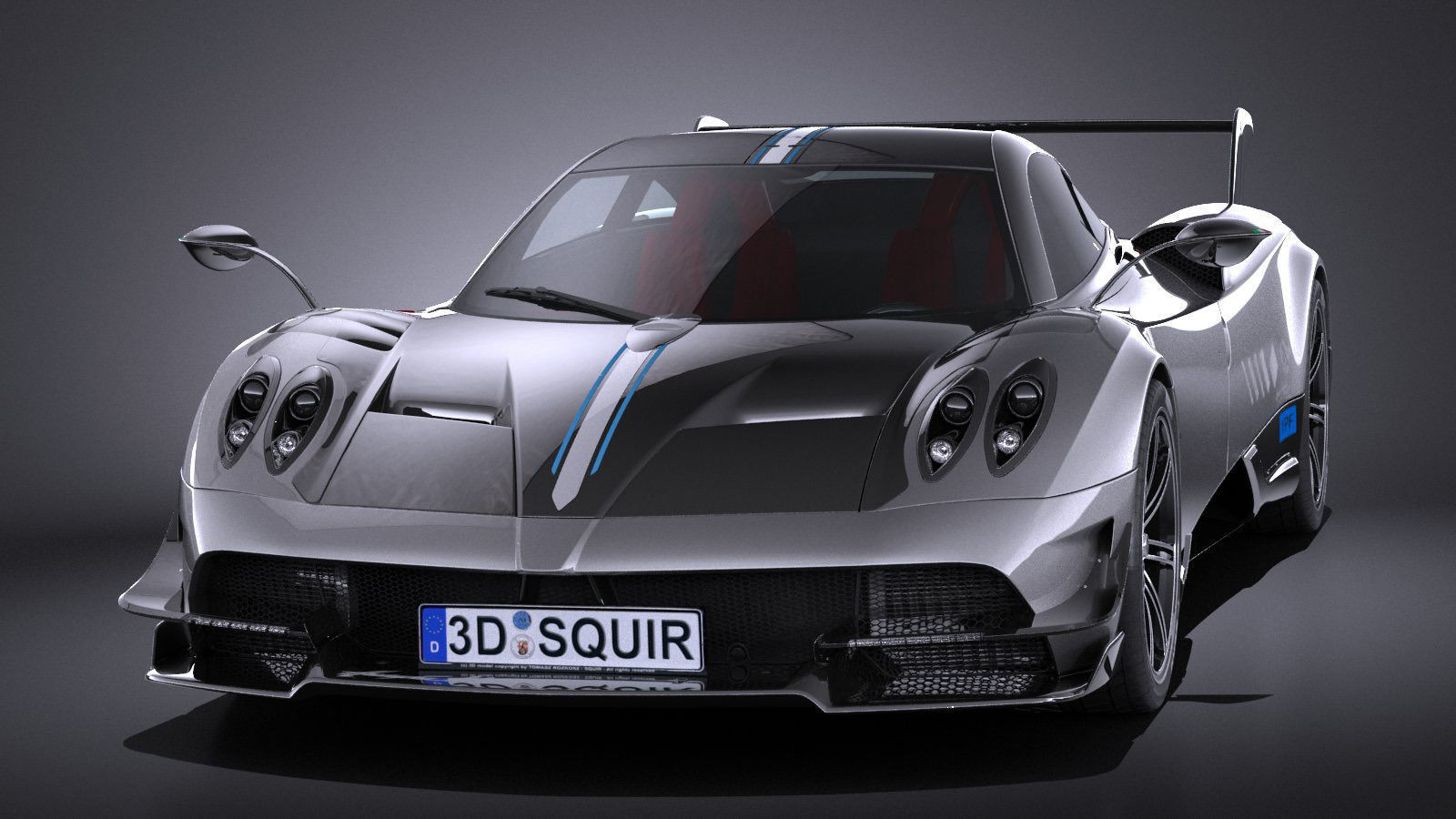 Pagani Huayra BC 2016 3D model_1