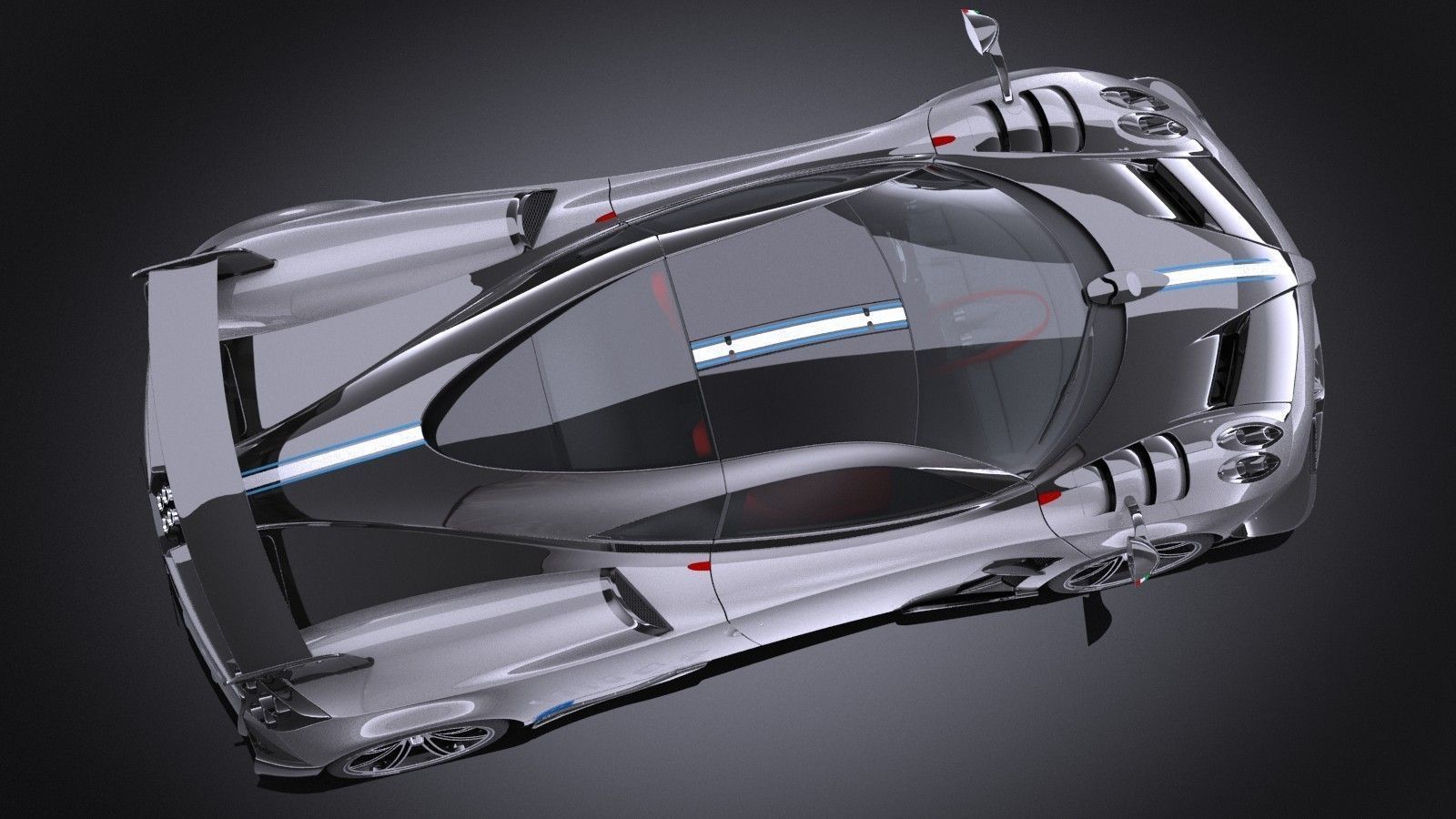 Pagani Huayra BC 2016 3D model_7