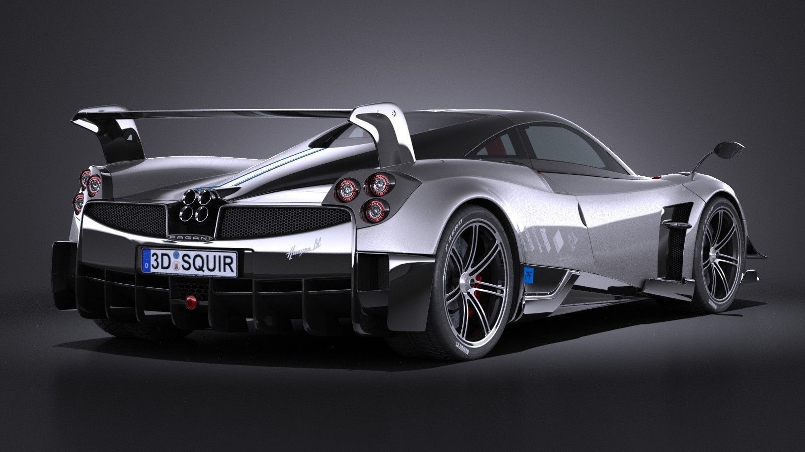 Pagani Huayra BC 2016 3D model_5