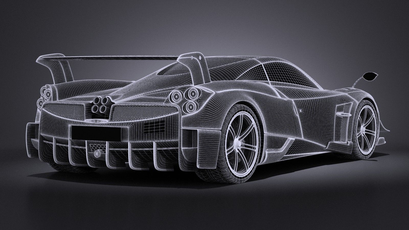 Pagani Huayra BC 2016 3D model_15