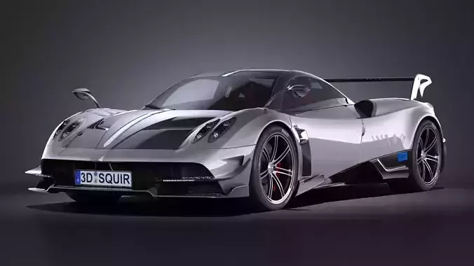 Pagani Huayra BC 2016 3D model