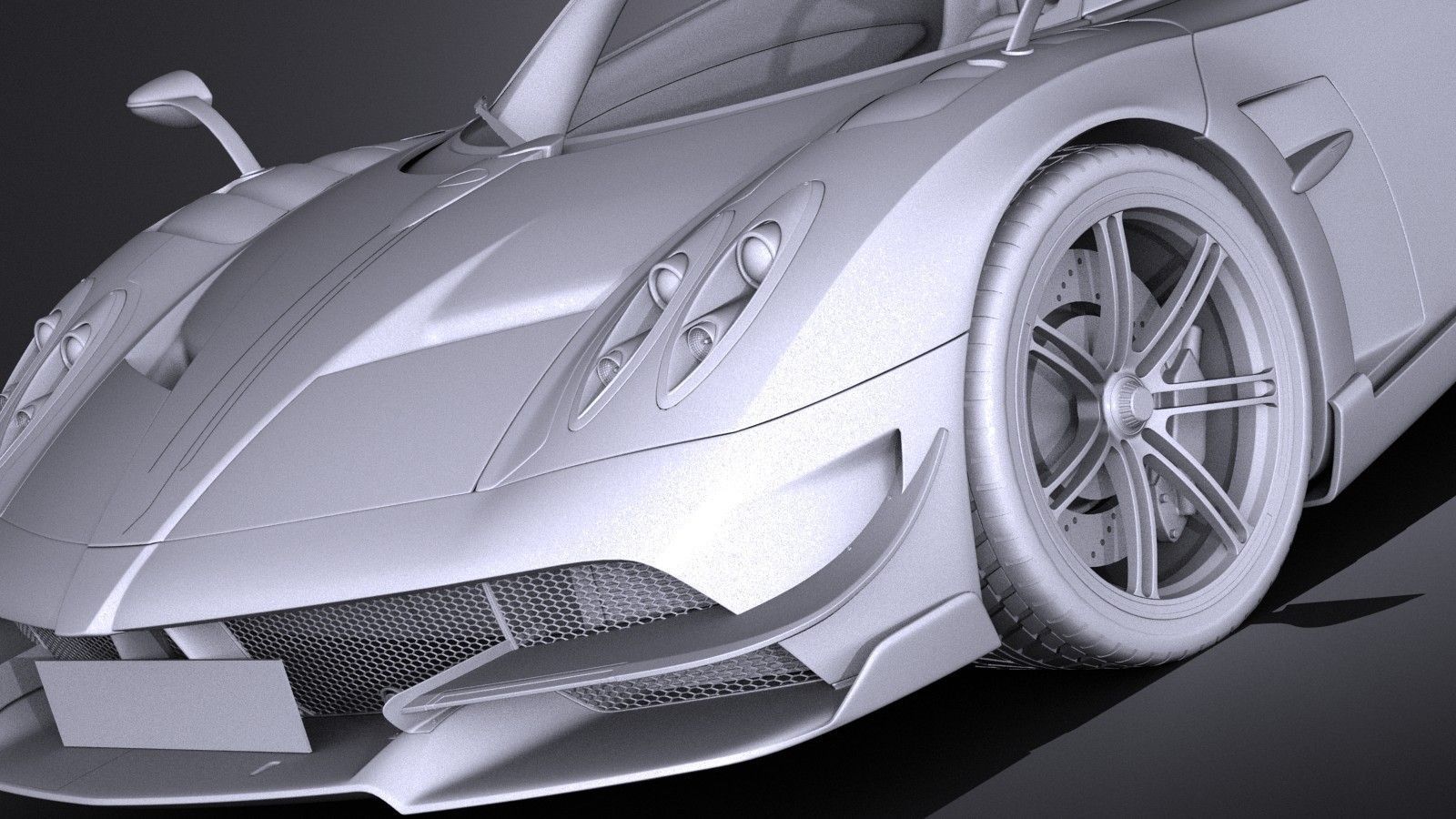 Pagani Huayra BC 2016 3D model_9