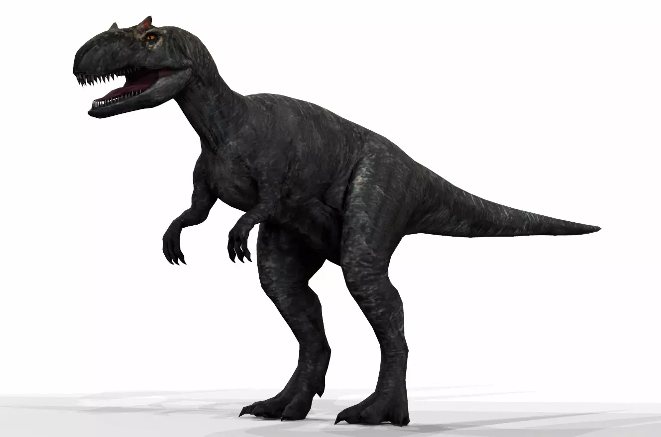 Dinosaur 04 Low-poly 3D model_0