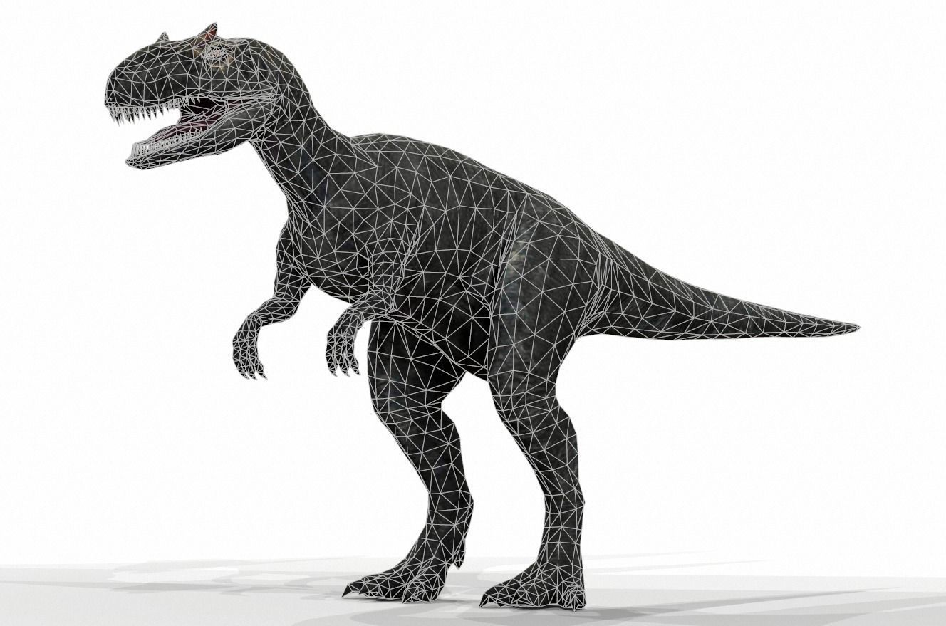 Dinosaur 04 Low-poly 3D model_1