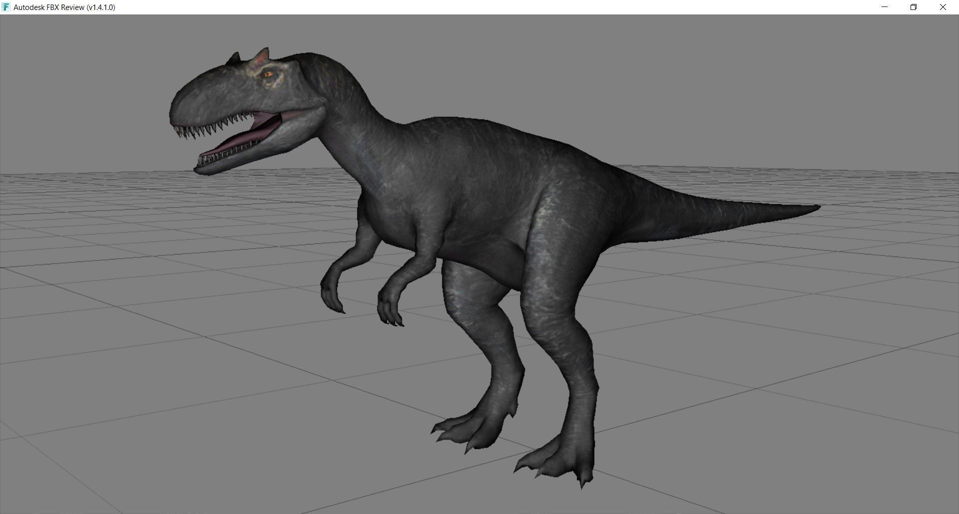 Dinosaur 04 Low-poly 3D model_2