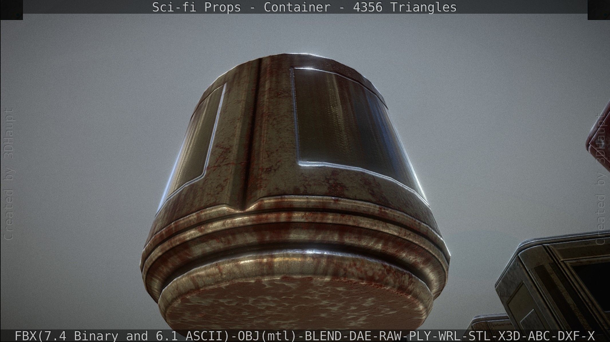 Sci-fi Props Low-poly 3D model_117