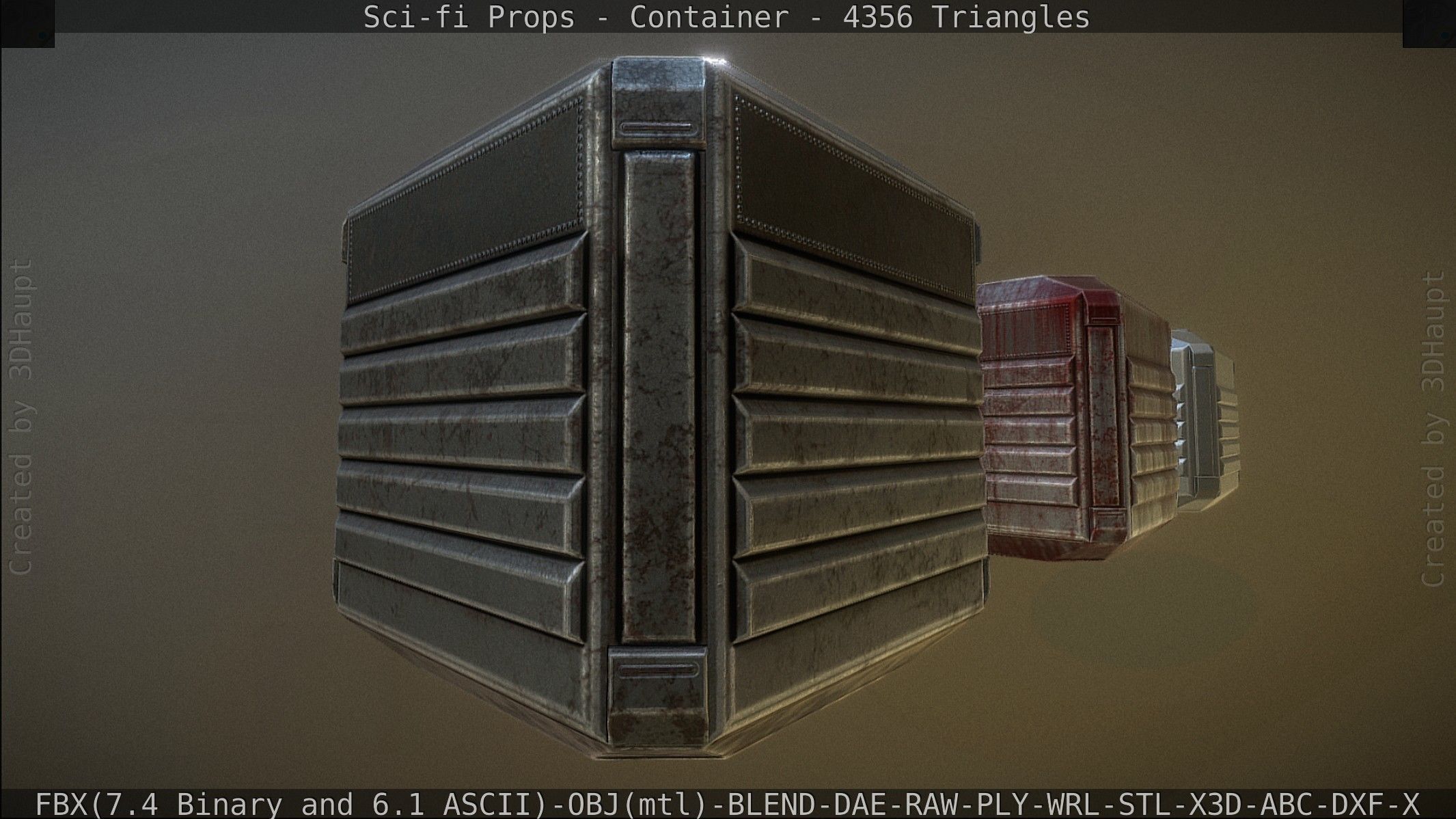 Sci-fi Props Low-poly 3D model_80