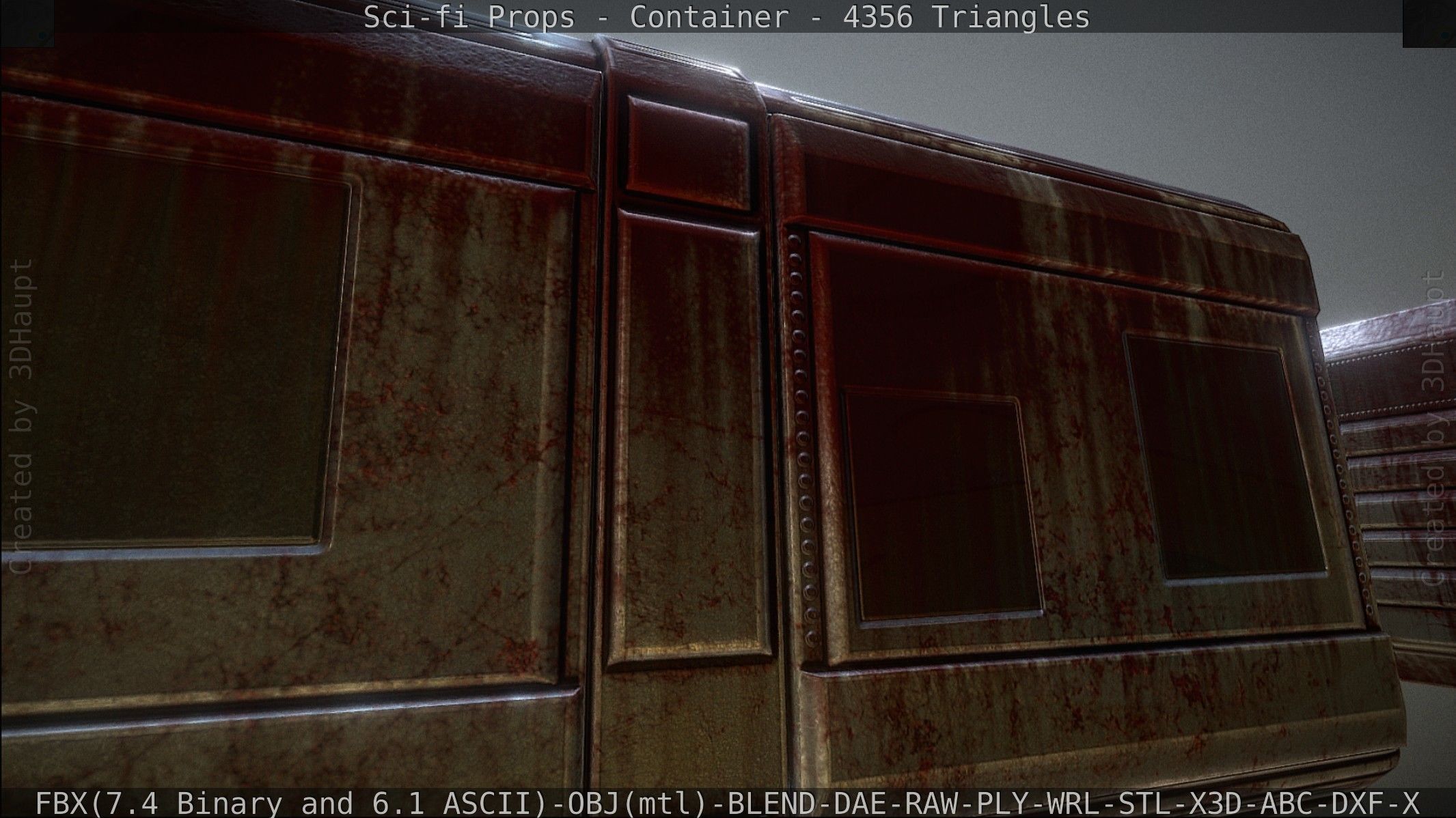 Sci-fi Props Low-poly 3D model_130