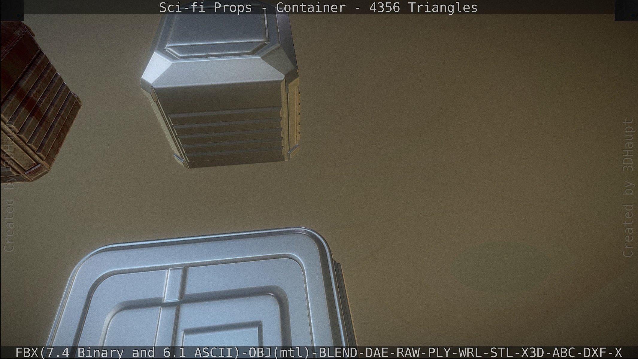 Sci-fi Props Low-poly 3D model_143