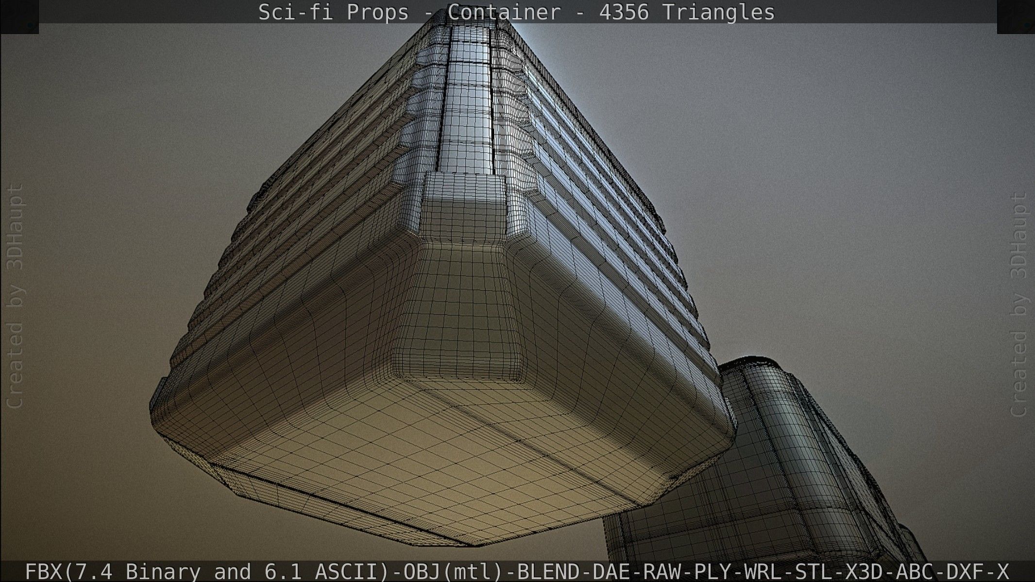 Sci-fi Props Low-poly 3D model_174