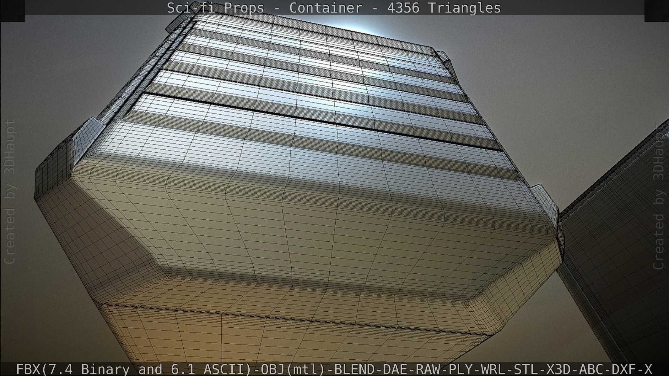 Sci-fi Props Low-poly 3D model_173