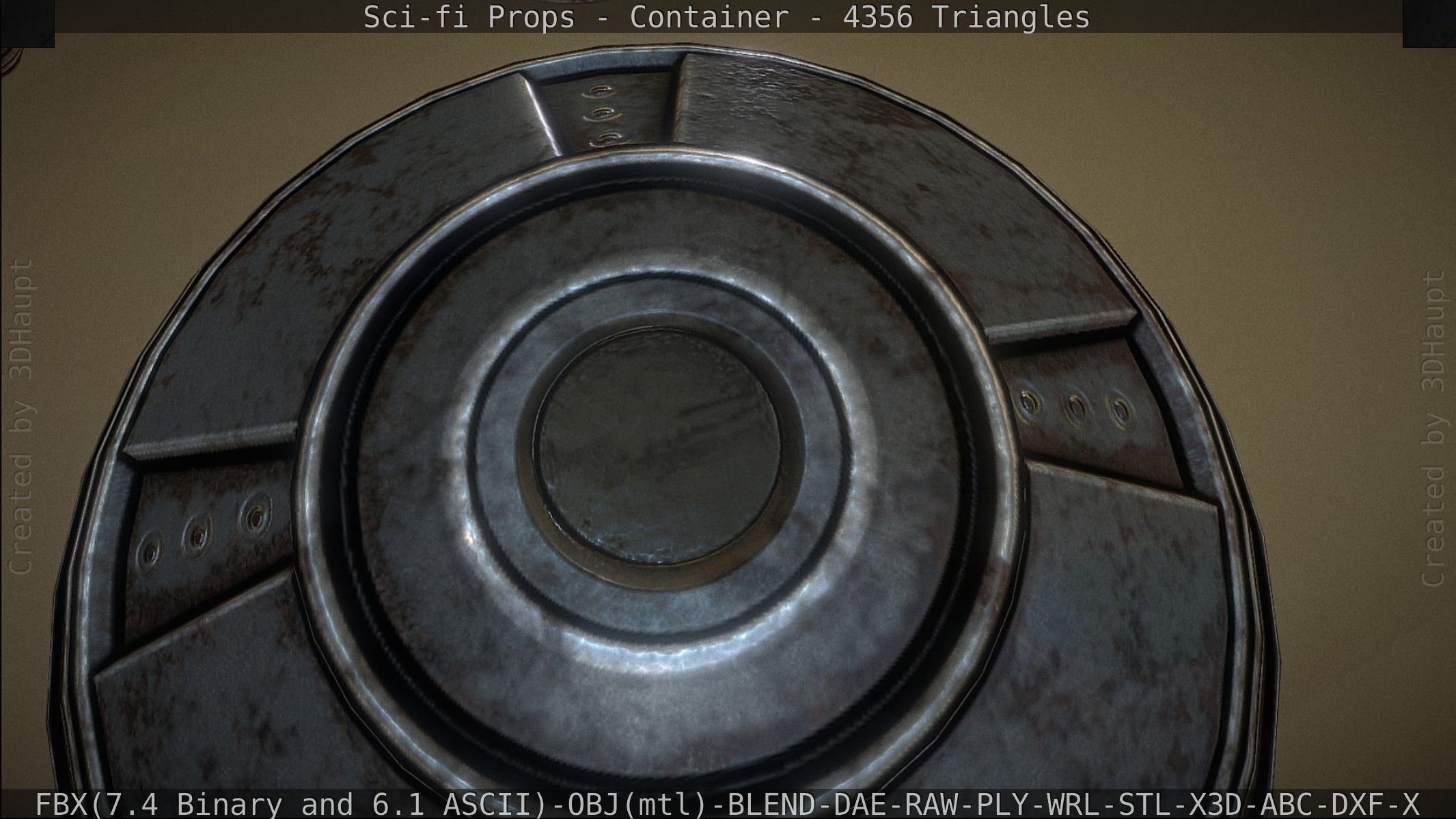 Sci-fi Props Low-poly 3D model_101