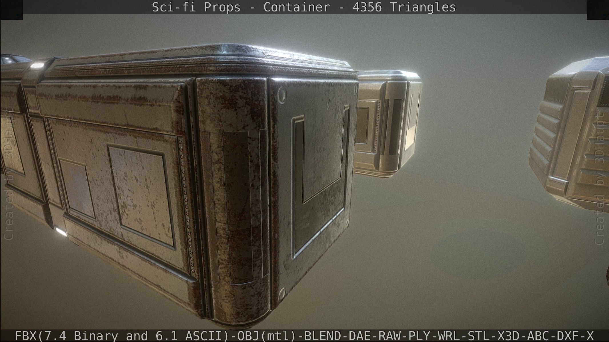 Sci-fi Props Low-poly 3D model_58