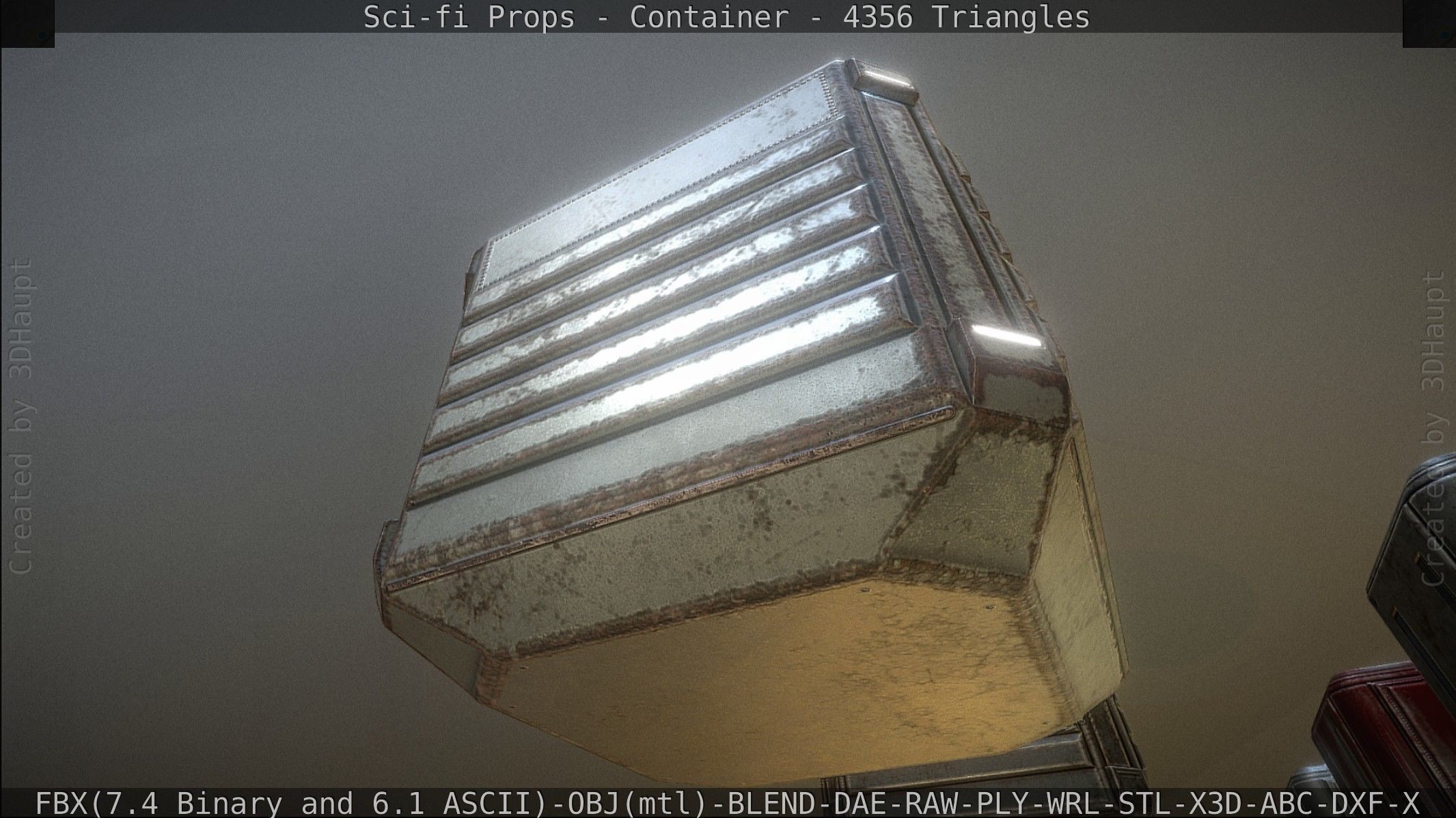 Sci-fi Props Low-poly 3D model_66