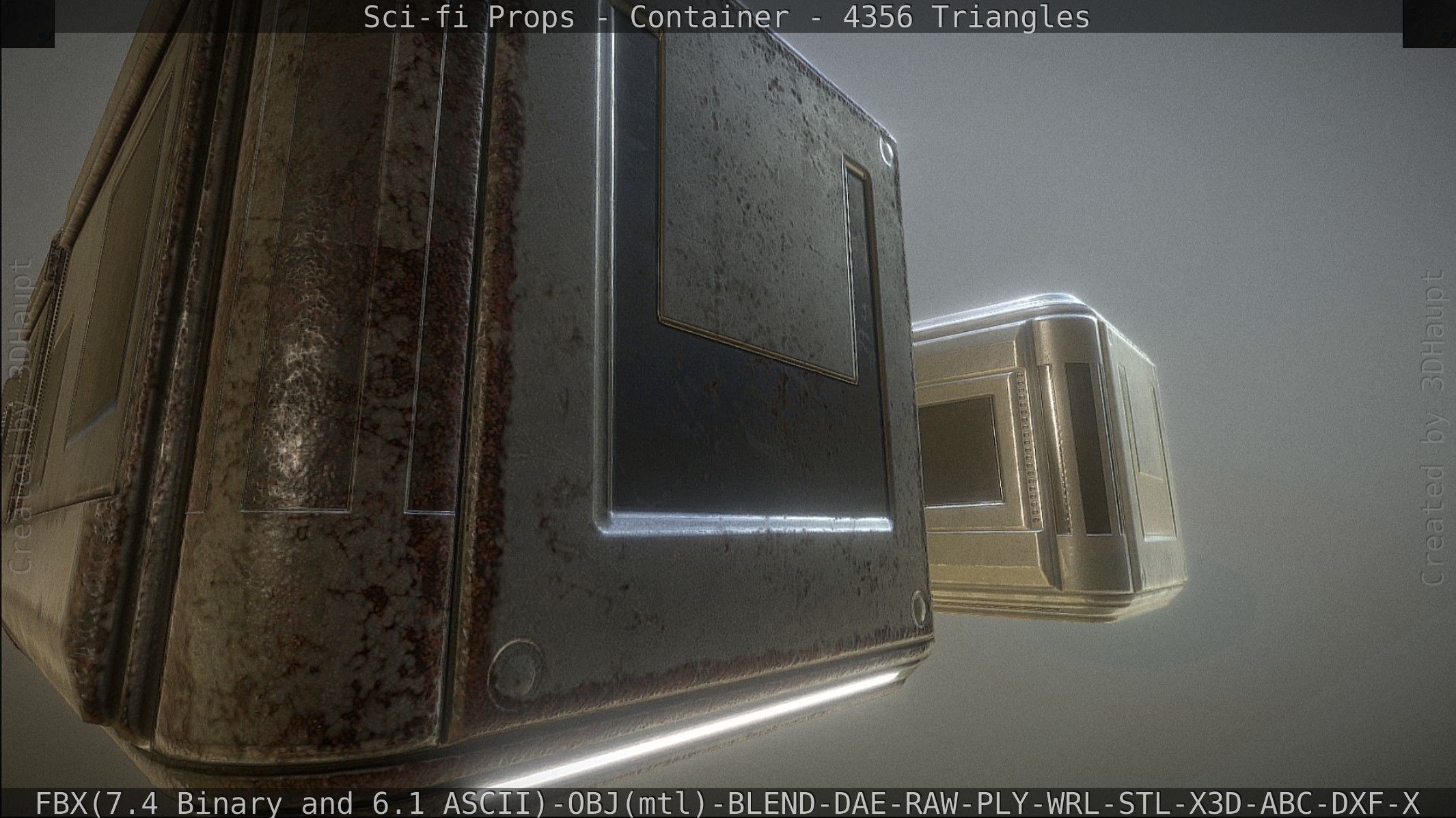 Sci-fi Props Low-poly 3D model_57