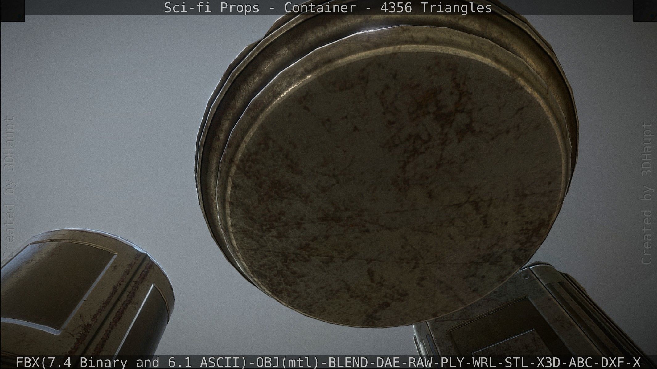 Sci-fi Props Low-poly 3D model_106