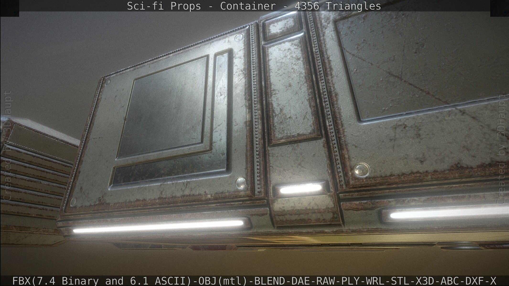 Sci-fi Props Low-poly 3D model_52