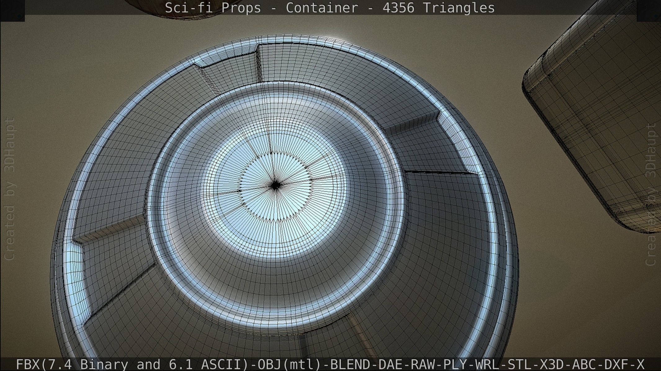 Sci-fi Props Low-poly 3D model_177