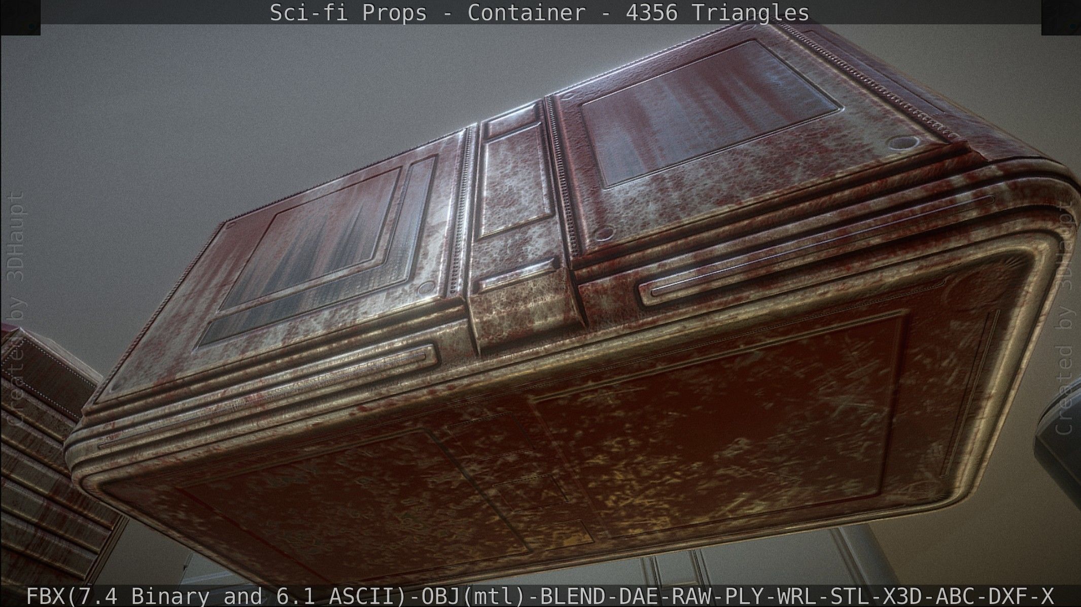 Sci-fi Props Low-poly 3D model_123