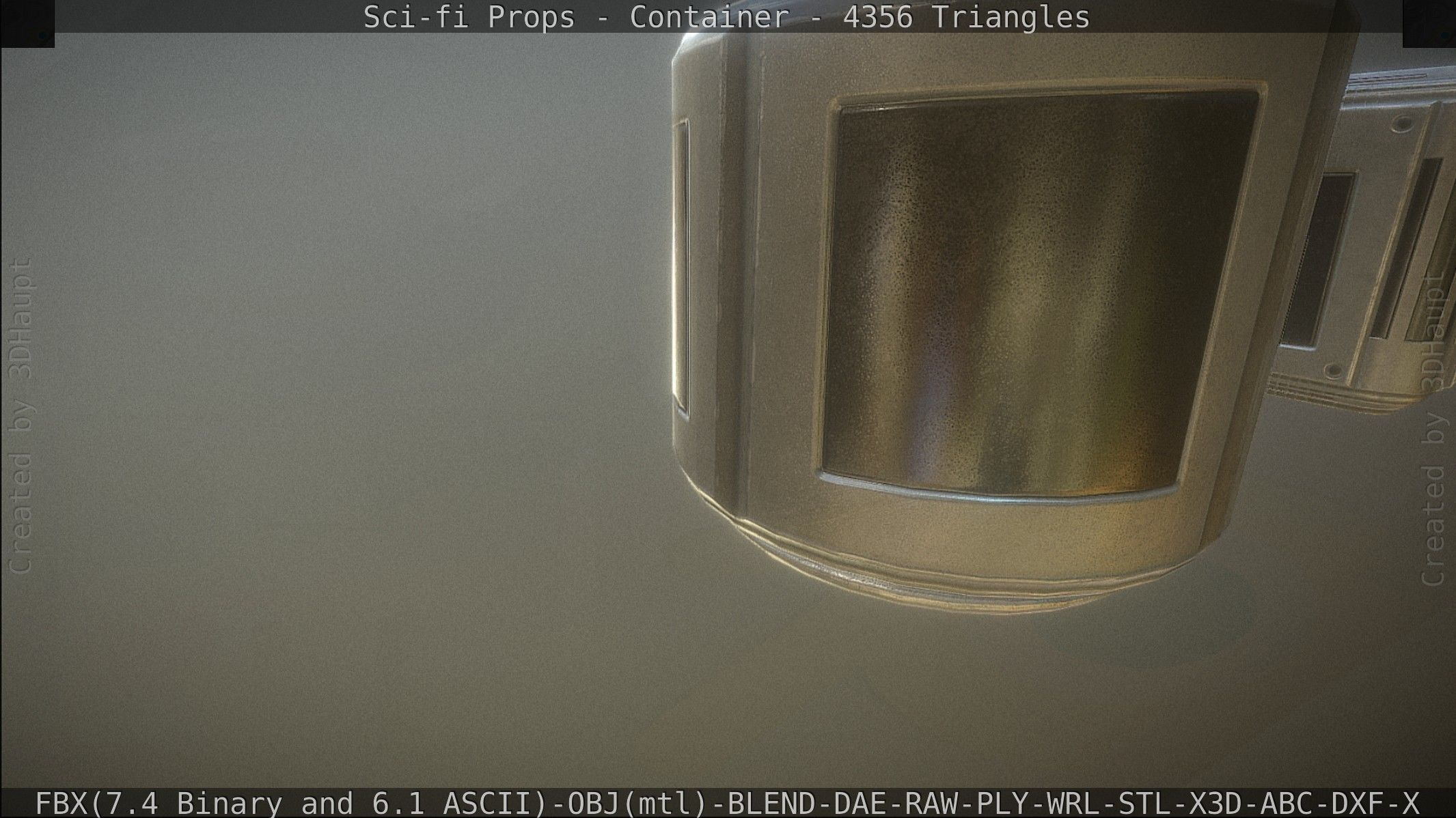 Sci-fi Props Low-poly 3D model_29