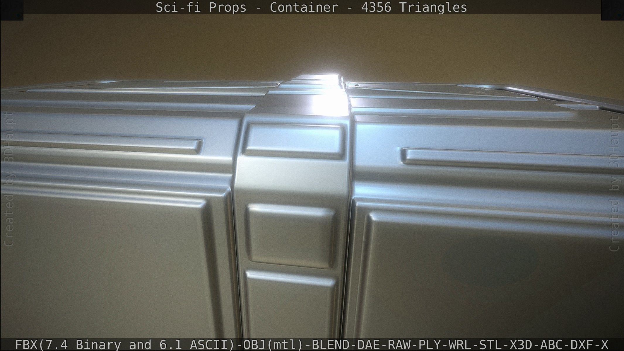 Sci-fi Props Low-poly 3D model_154