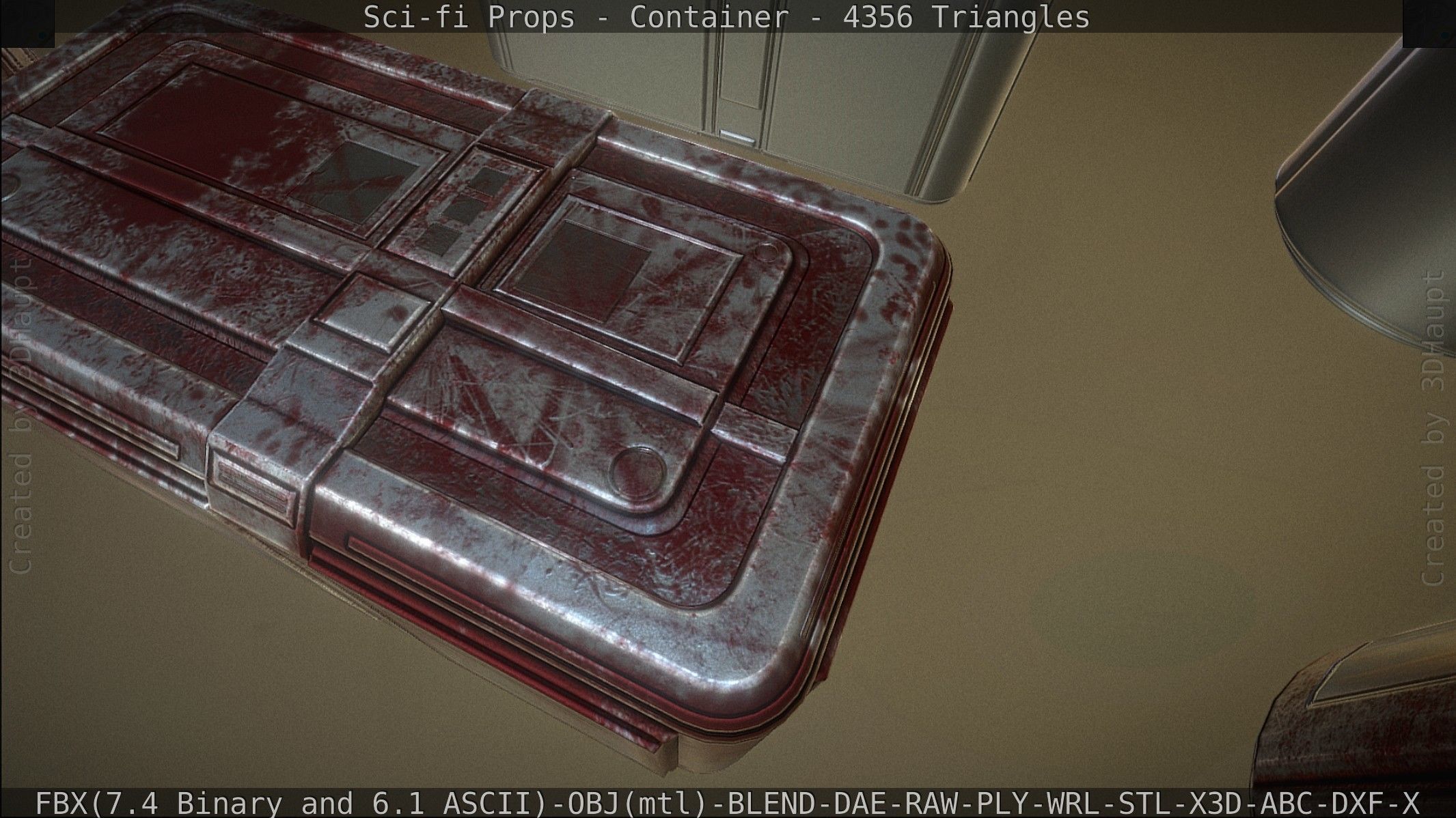 Sci-fi Props Low-poly 3D model_120