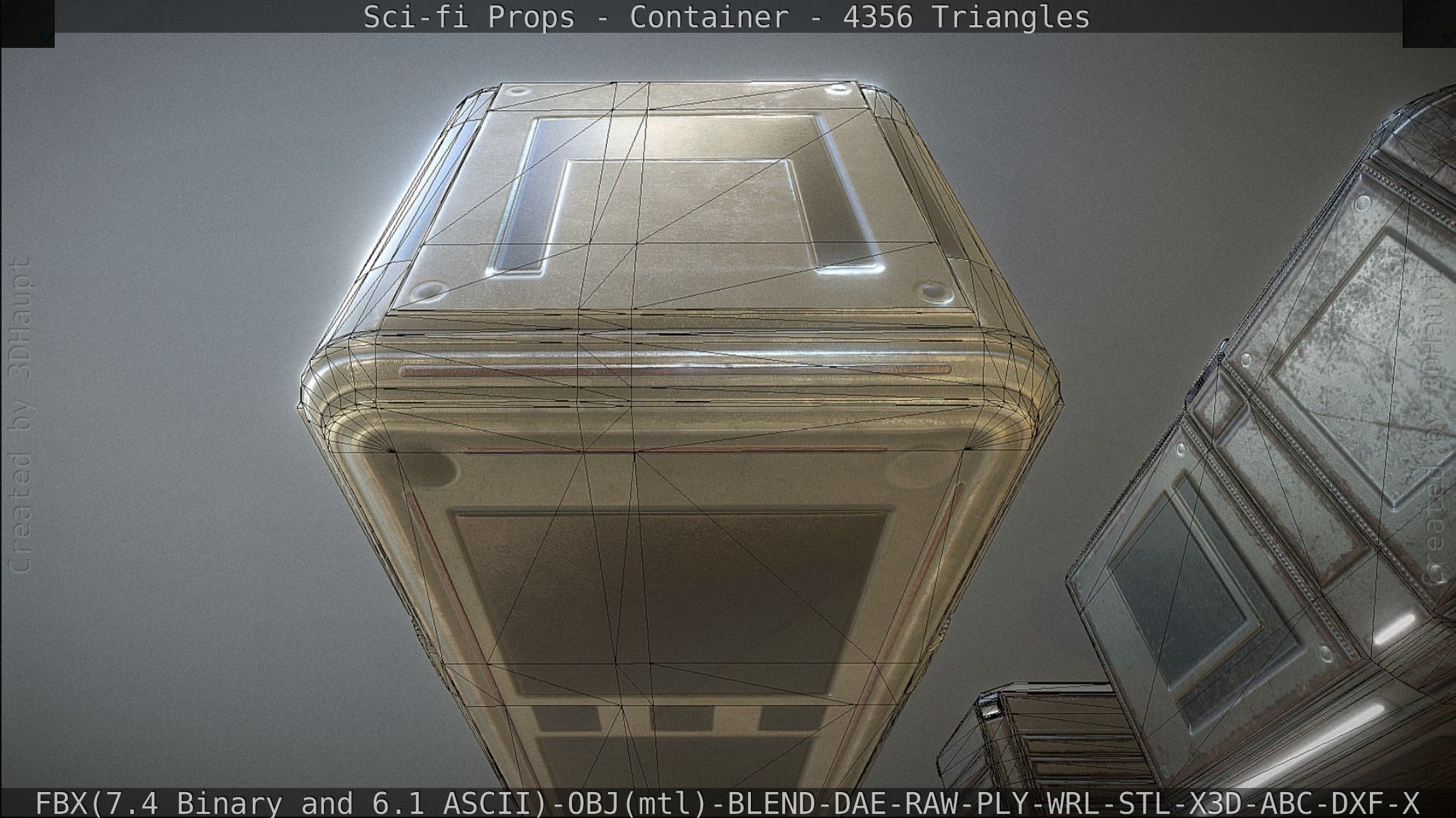 Sci-fi Props Low-poly 3D model_200