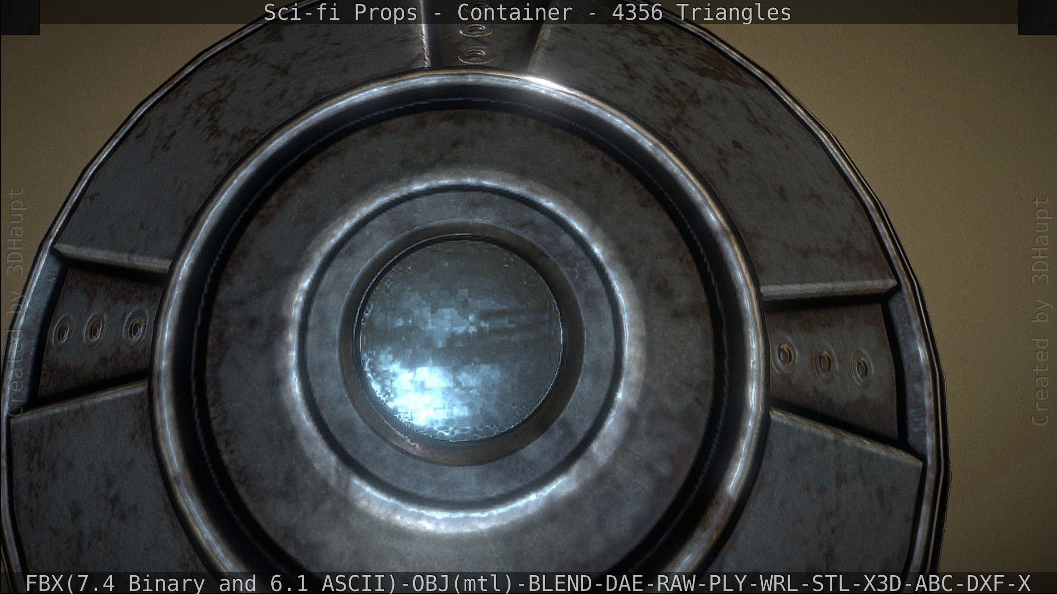 Sci-fi Props Low-poly 3D model_103