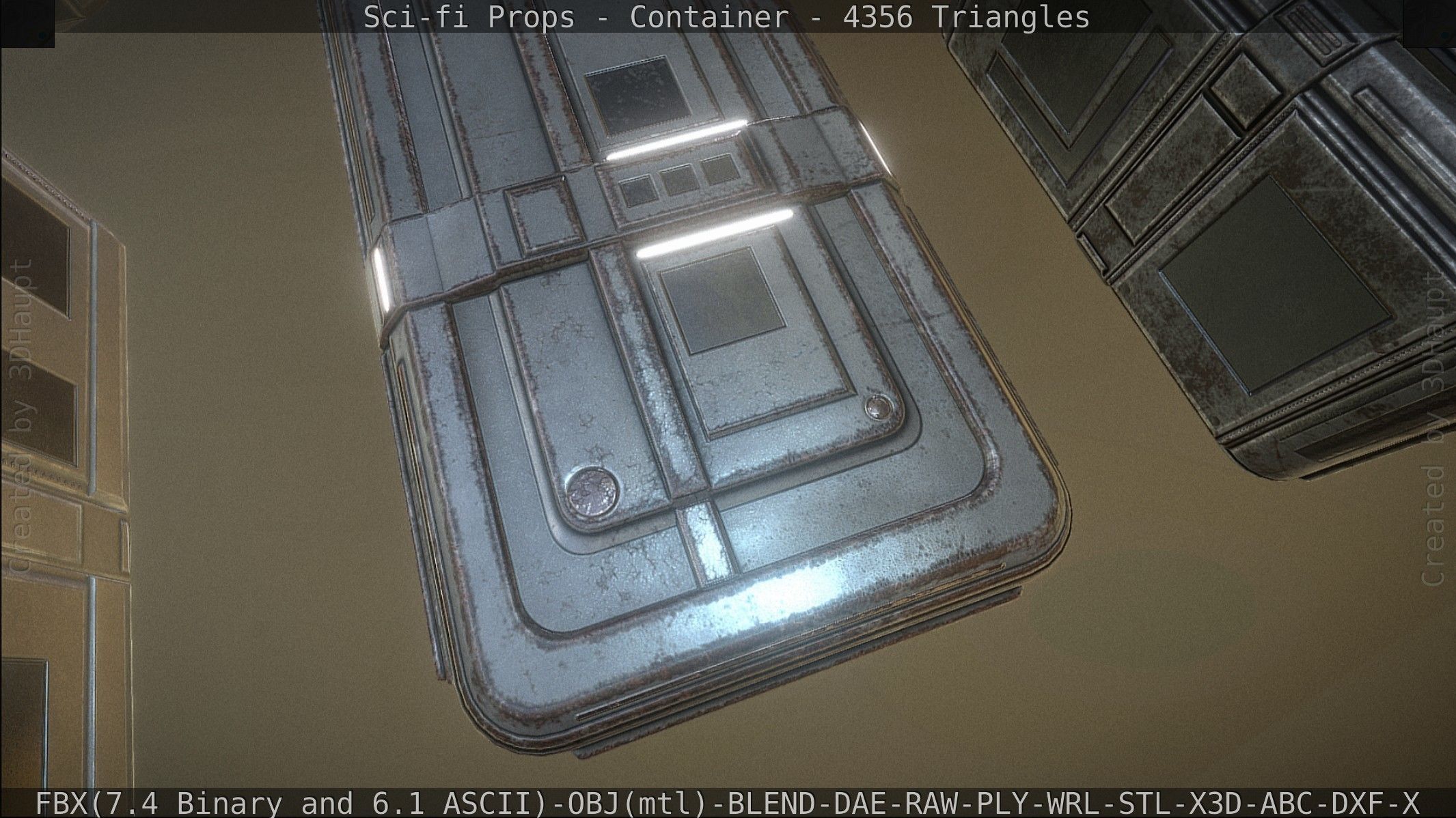 Sci-fi Props Low-poly 3D model_47