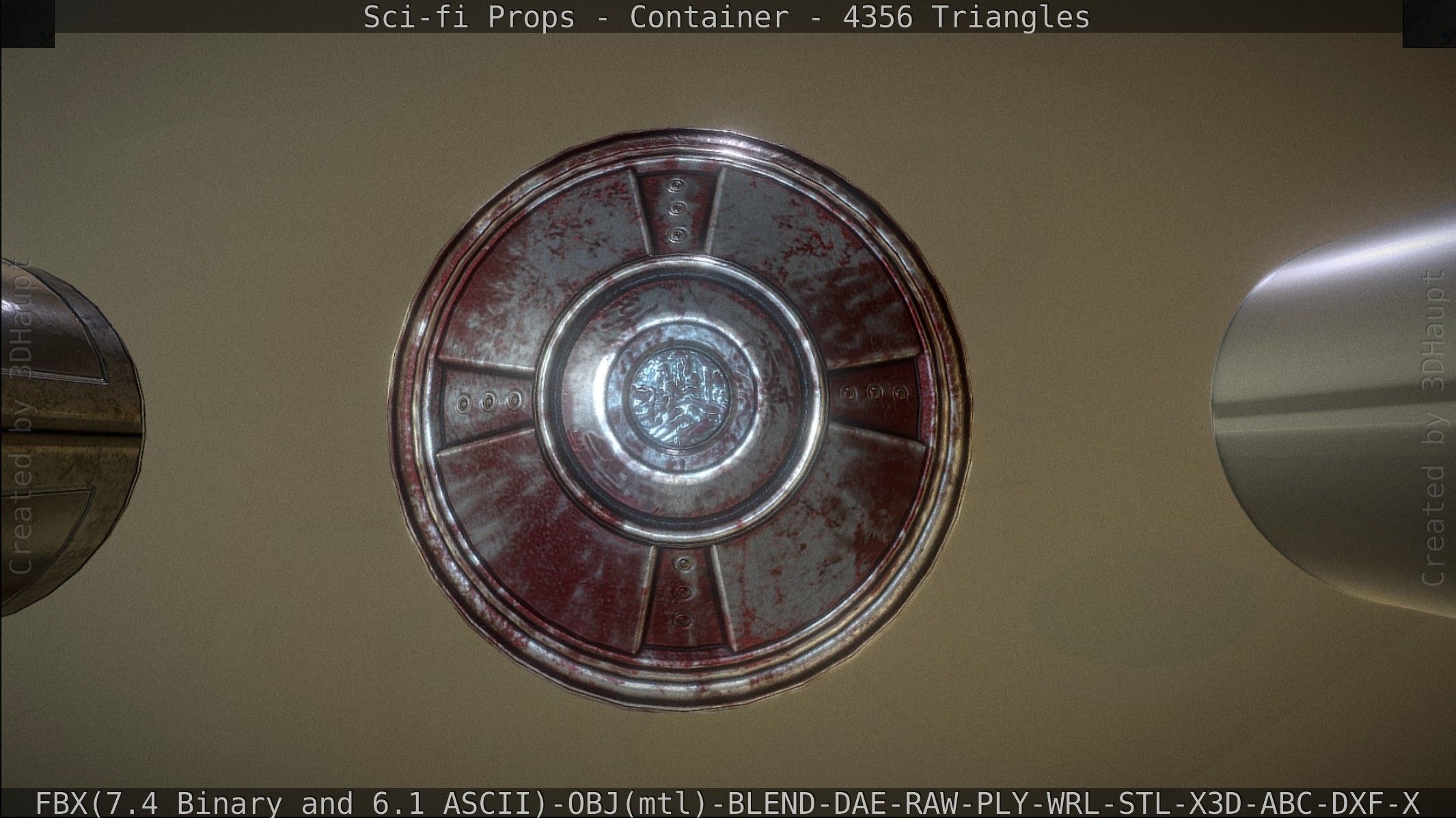 Sci-fi Props Low-poly 3D model_112