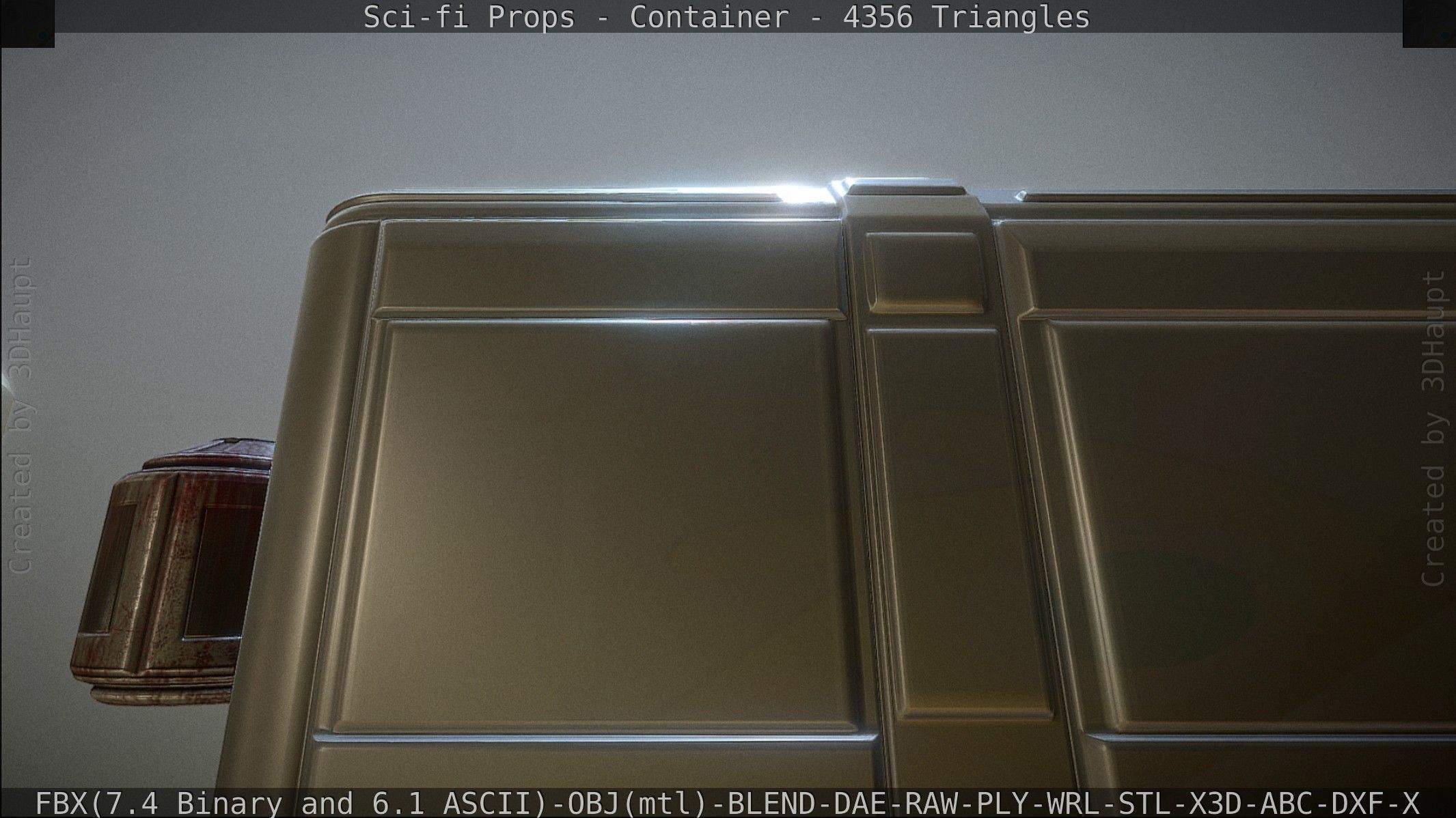 Sci-fi Props Low-poly 3D model_148