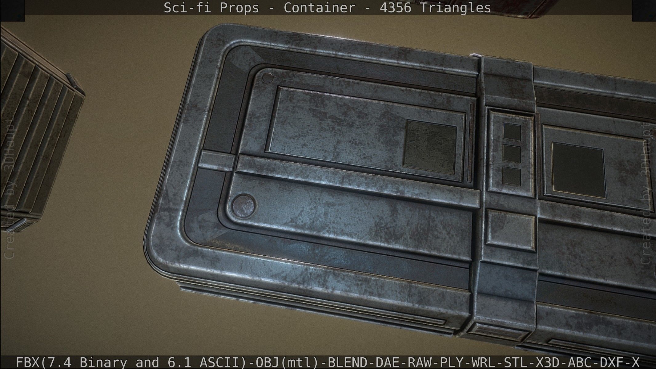 Sci-fi Props Low-poly 3D model_84