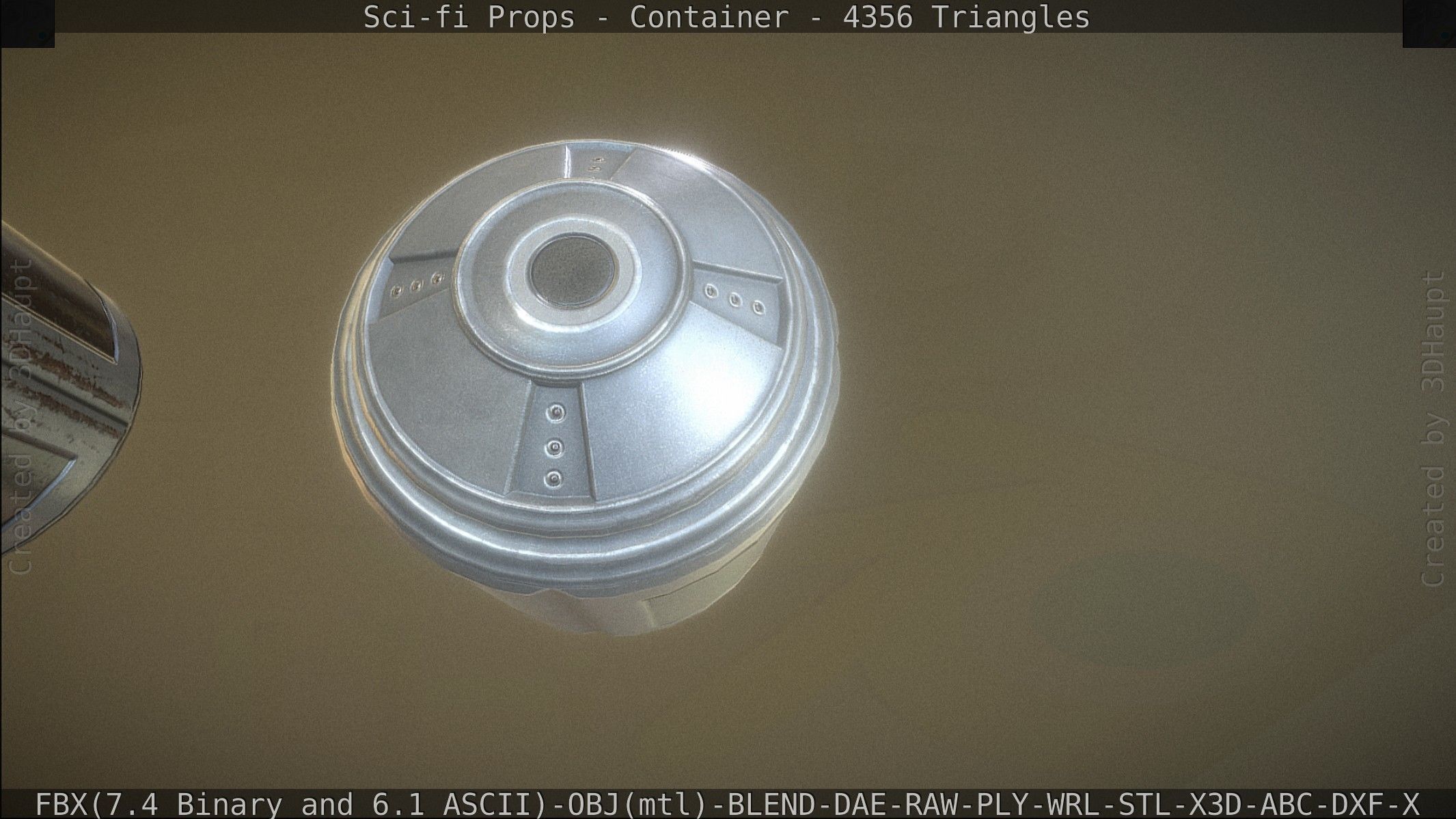 Sci-fi Props Low-poly 3D model_31