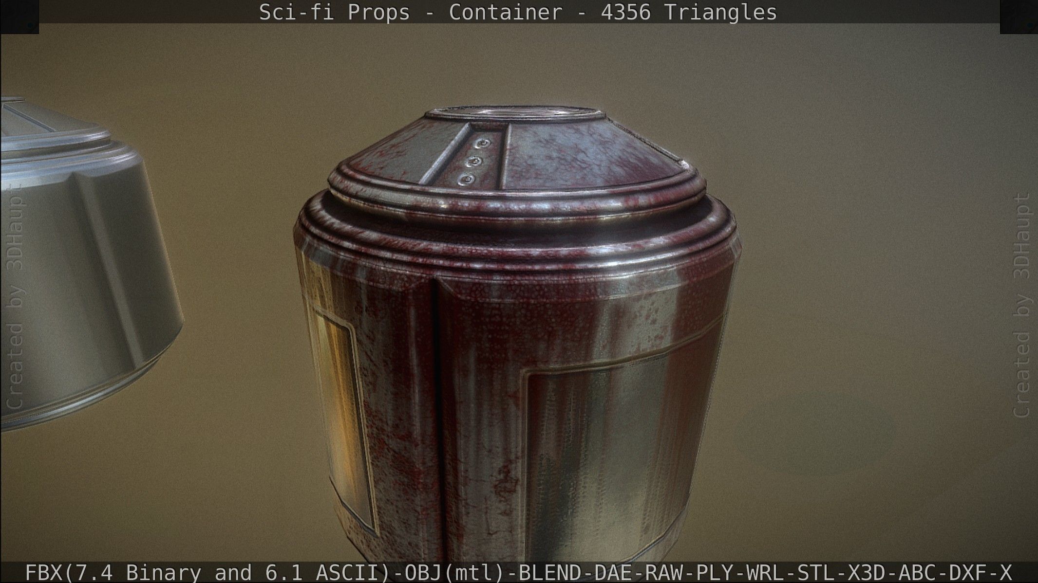 Sci-fi Props Low-poly 3D model_116