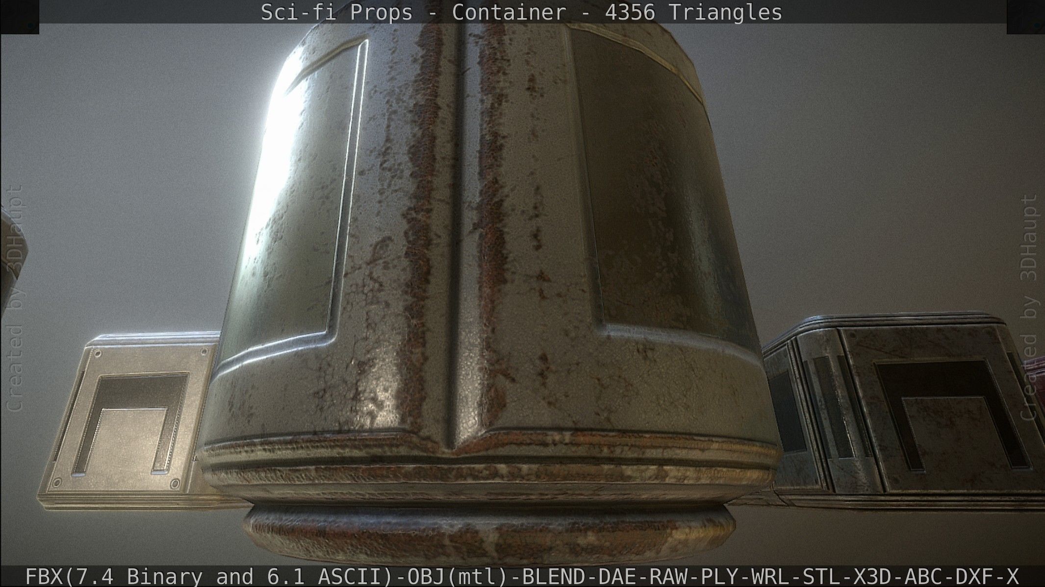 Sci-fi Props Low-poly 3D model_39