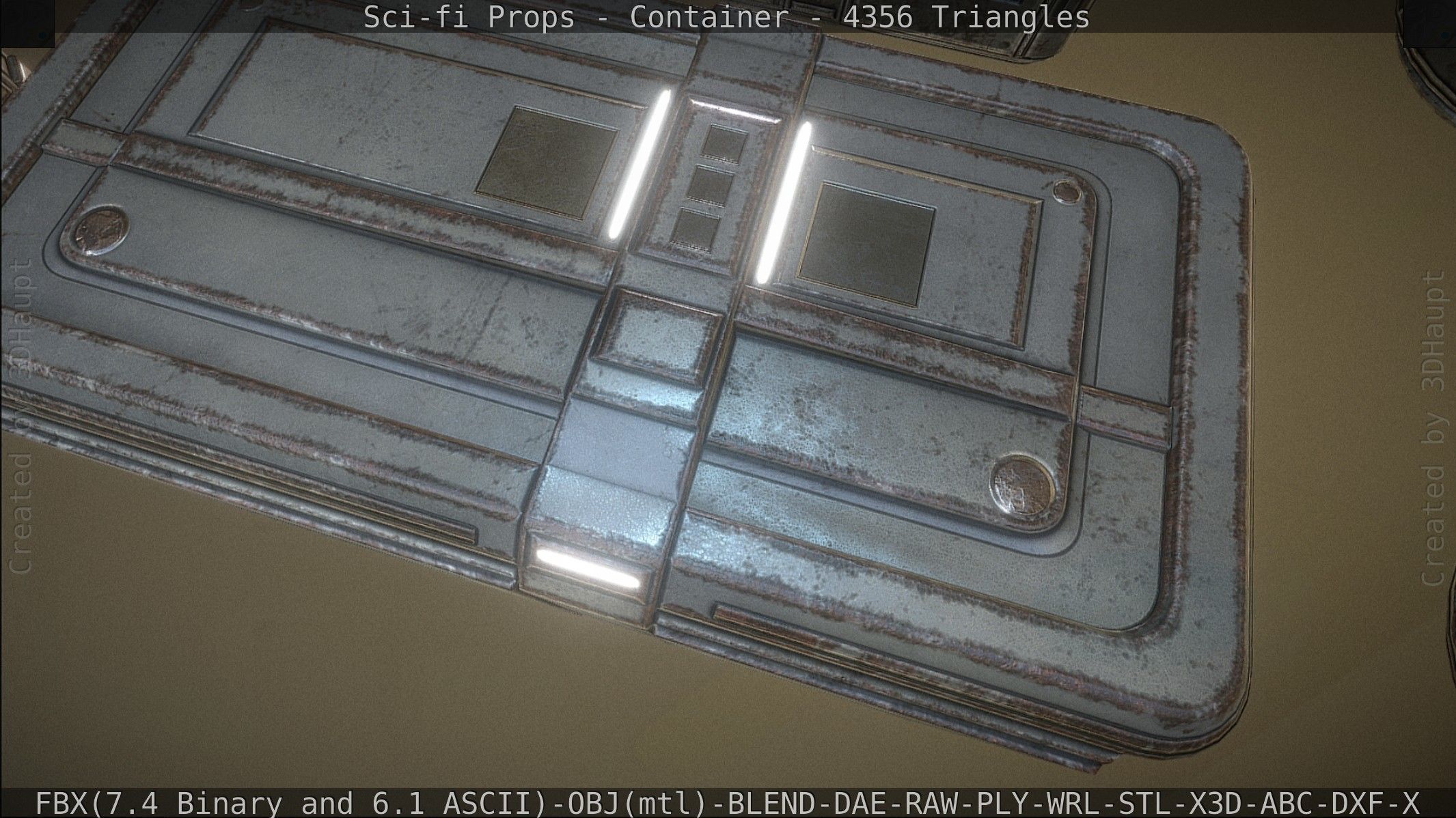 Sci-fi Props Low-poly 3D model_48