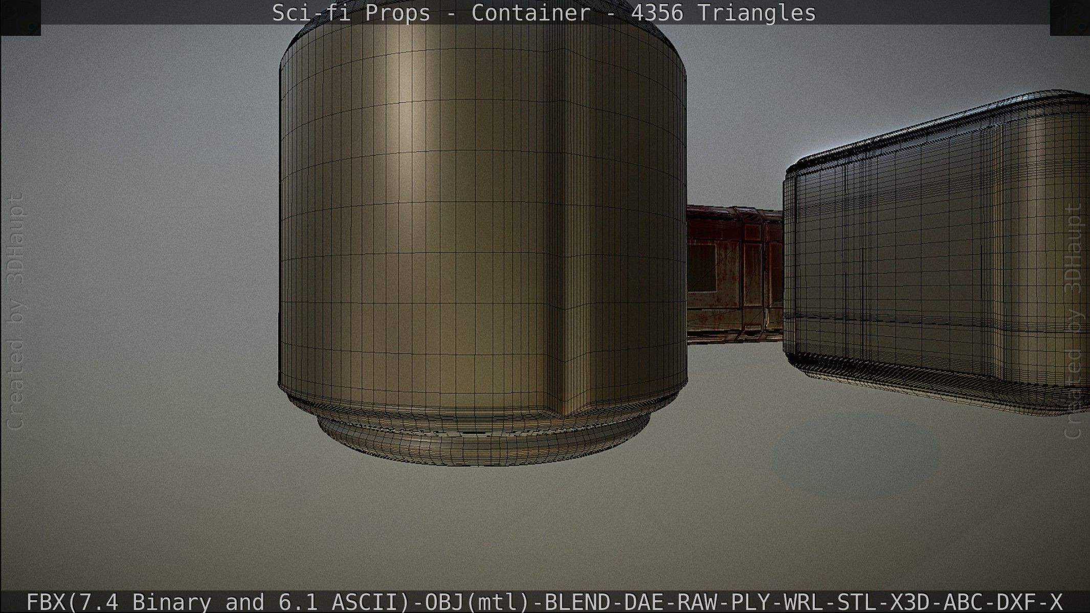 Sci-fi Props Low-poly 3D model_184