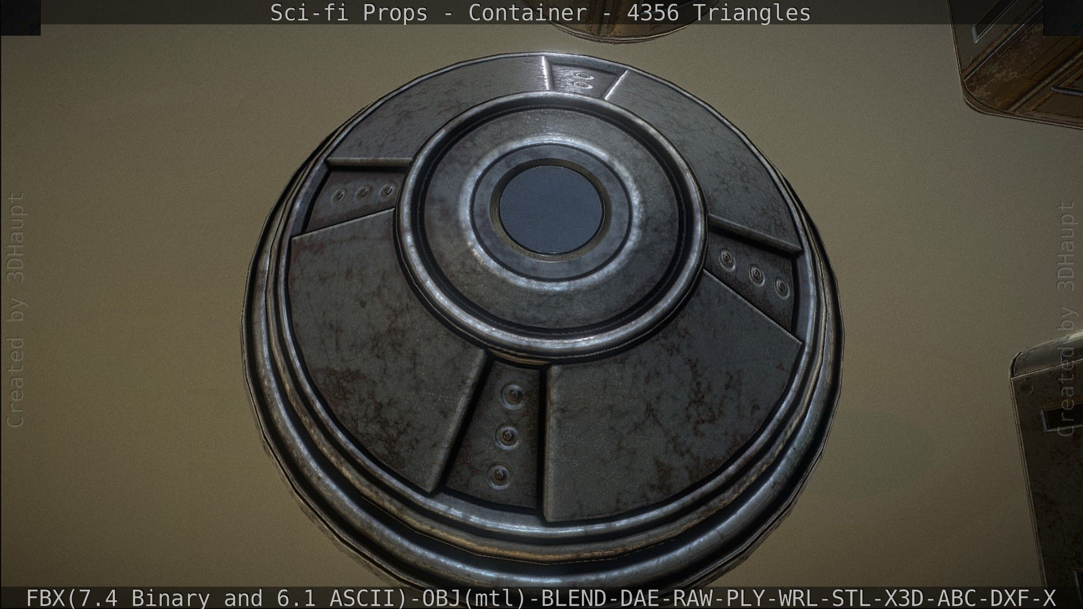 Sci-fi Props Low-poly 3D model_99